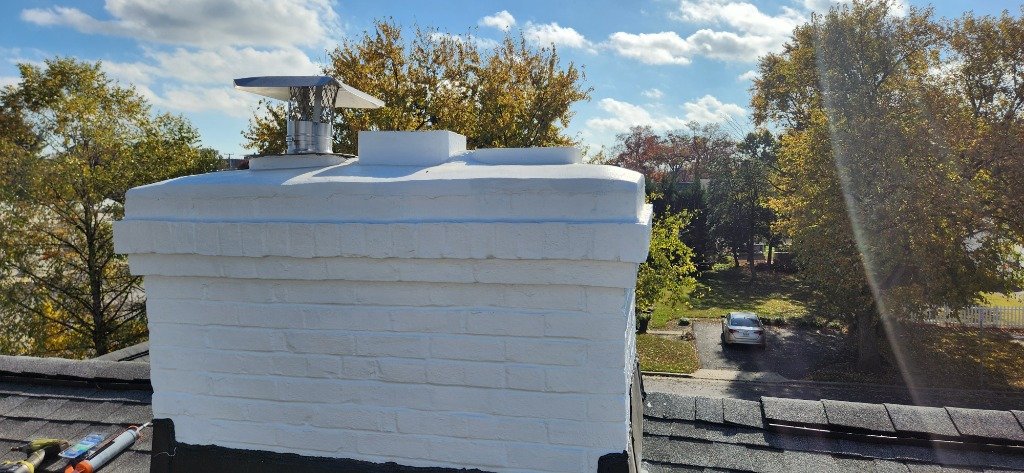 Completed Chimney Restoration by Baltimore Chimneys